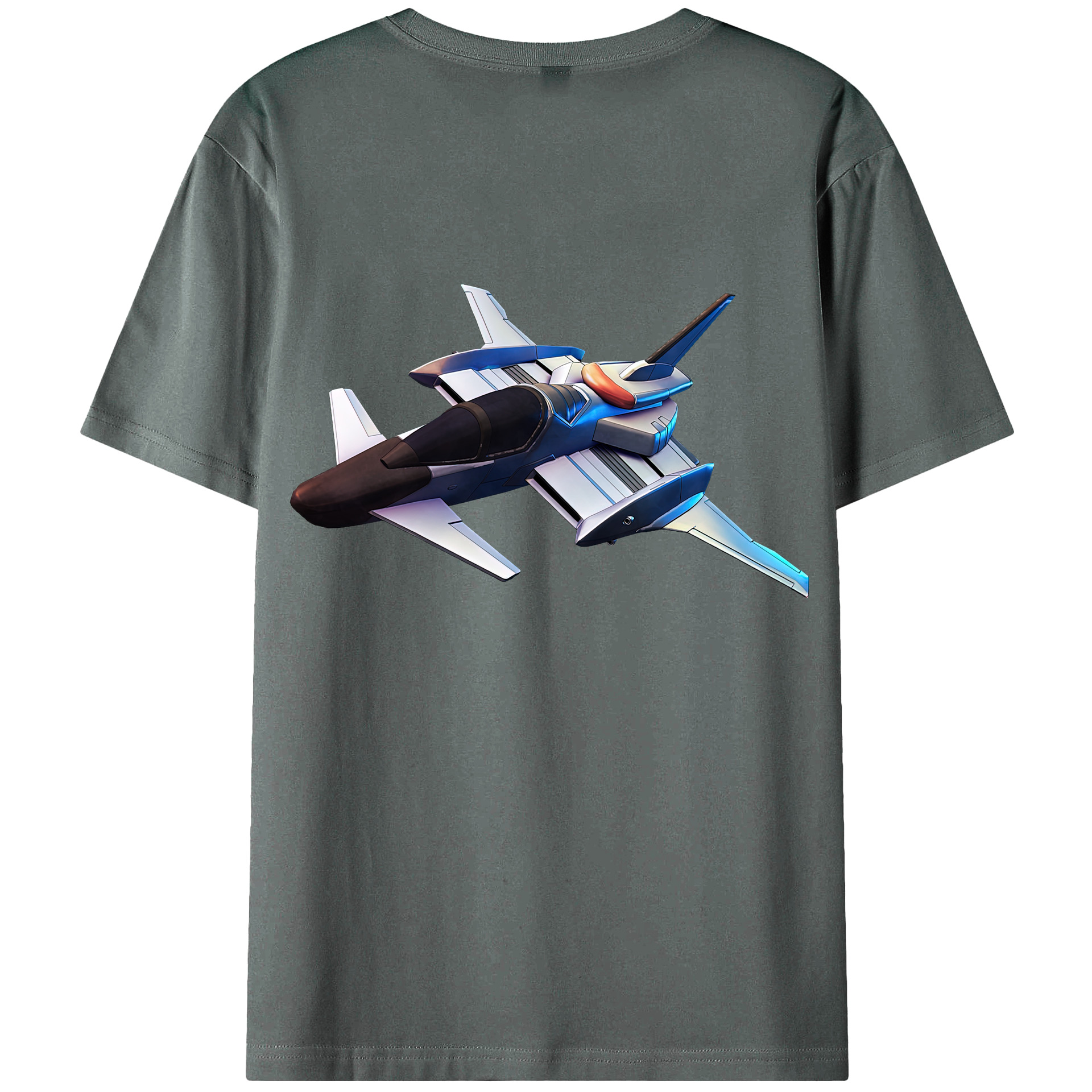 （画像用） 機動戦士ガンダム Mobile Suit Gundam 綿100％ メンズ半袖Tシャツ（バックプリント） 通気性